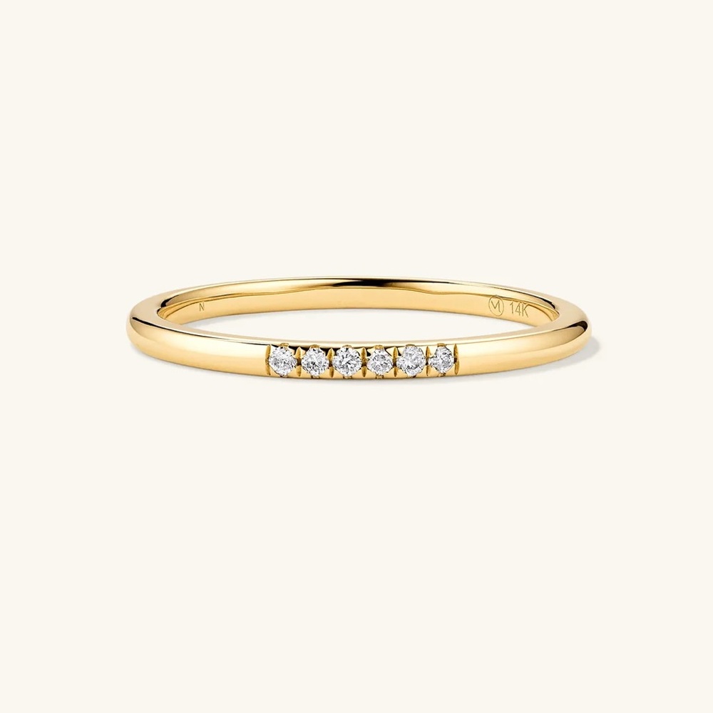 Mejuri Diamonds Line Ring